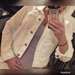 White Jean Jacket